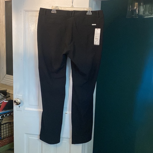 Adidas black size 16 Climastorm pants NWT pockets golf - Picture 4 of 10